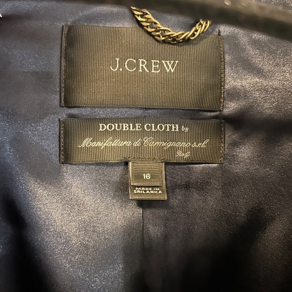 J Crew Classic Lady Day Coat, Italian double-cloth wool with Thinsulate: Size 16 - Picture 5 of 5